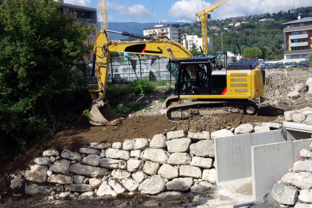 Enrochement à Morillon