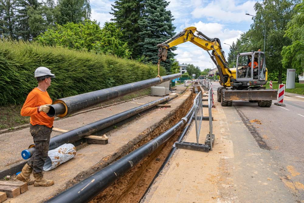 Travaux publics à Morillon